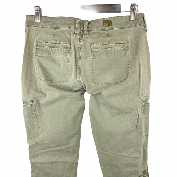 LUCKY BRAND Olive Green Cargo Ankle Cropped 2 / 26 - Picture 7 of 8